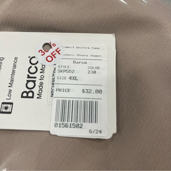 NWT Sketchers Barco Women’s Khaki Jogger Scrub Pants Multi Sizes - Picture 12 of 15